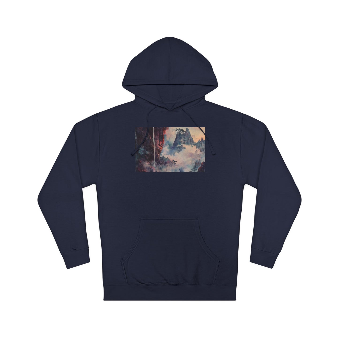 Artistic Fantasy Hooded Sweatshirt - Cozy Retro Hoodie for Gamers, Art Lovers, Casual Apparel, Unique Gift for Birthdays, Fashion Statement